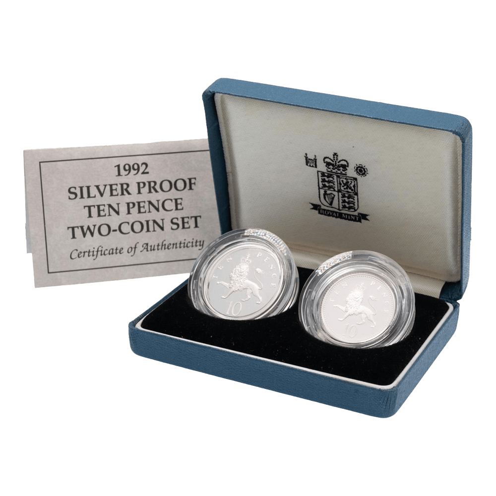 1992 Ten Pence Silver Proof Two-Coin Set
Gold & Silver Pawn Shop
