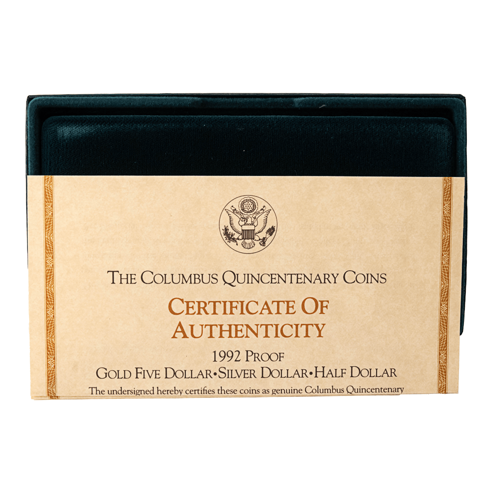 1992 U.S. Mint Columbus Quincentenary 2 Coin Proof Set
Gold & Silver Pawn Shop