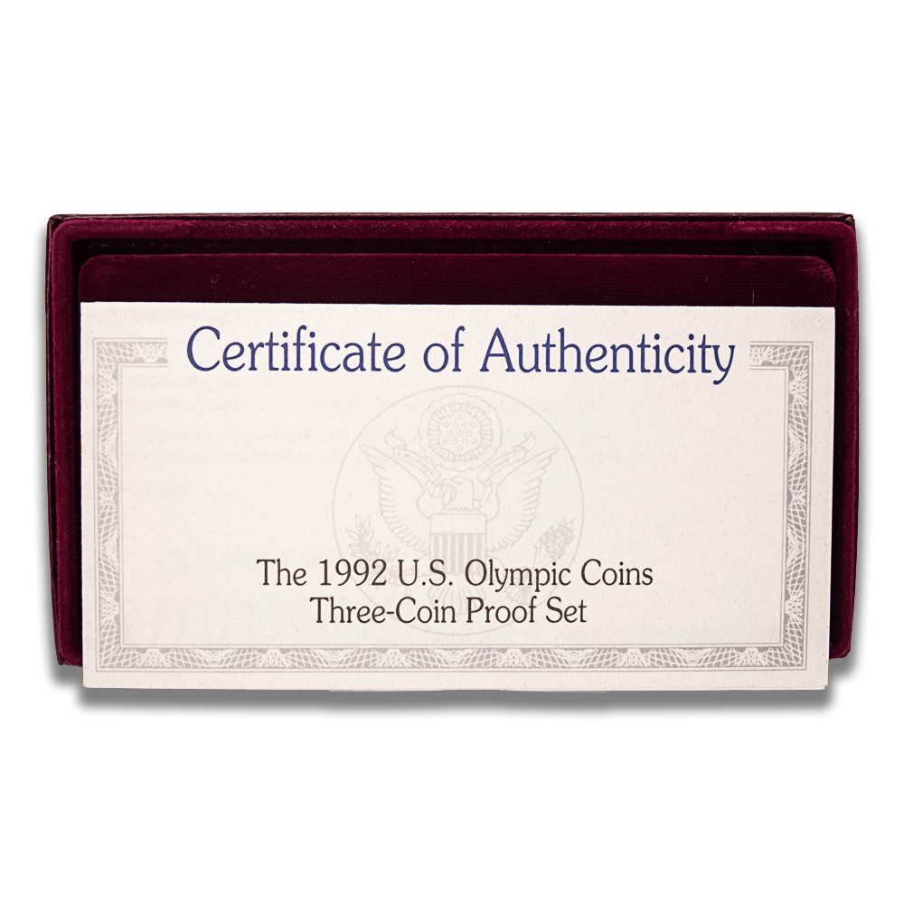 1992 U.S. Mint Olympic Commemorative 2-Coin Proof Set
Gold & Silver Pawn Shop