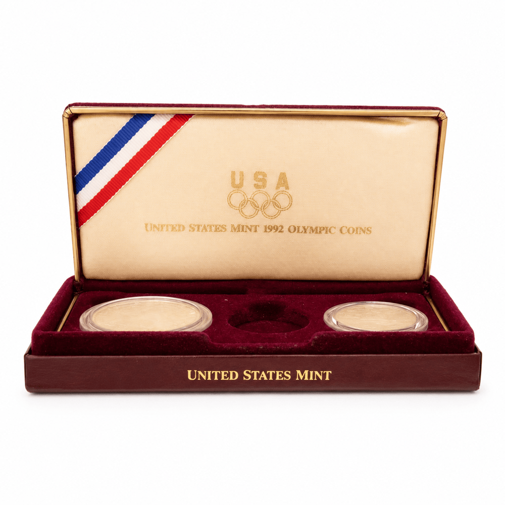 1992 U.S. Mint Olympic Commemorative 2-Coin Proof Set
Gold & Silver Pawn Shop