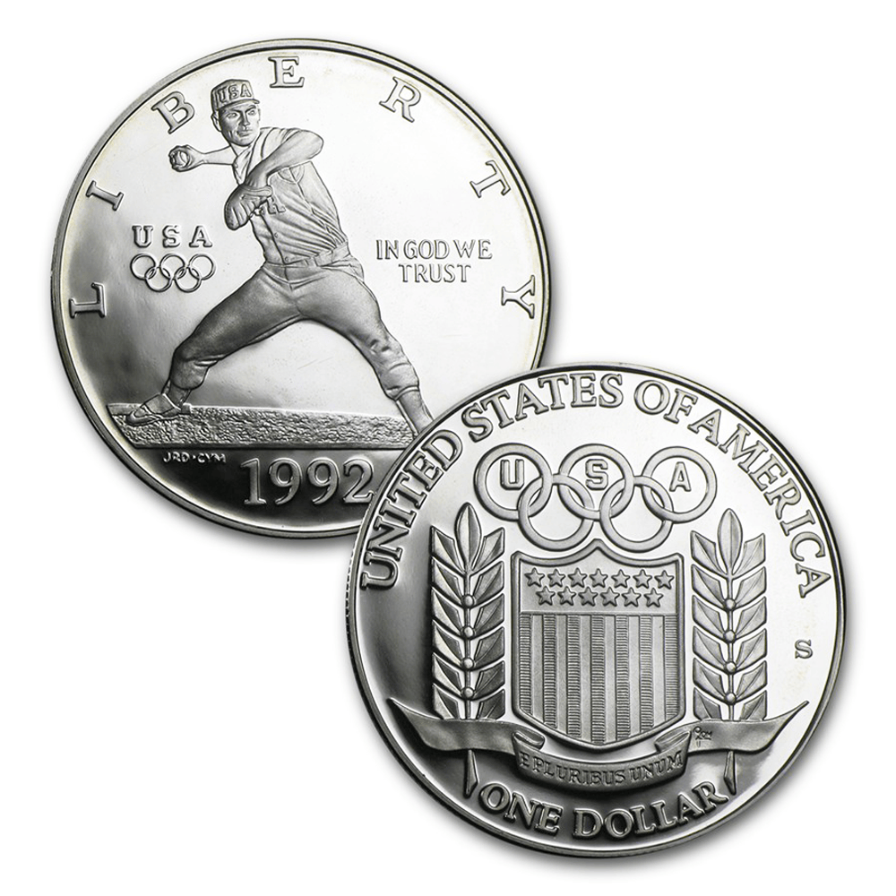 1992 U.S. Mint Olympic Commemorative 2-Coin Proof Set
Gold & Silver Pawn Shop