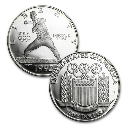 1992 U.S. Mint Olympic Commemorative 2-Coin Proof Set
Gold & Silver Pawn Shop
