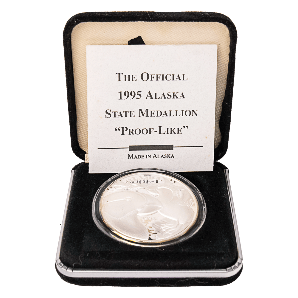 1995 Alaska Mint Official State Medallion Puffins 1 oz .999 Silver Coin
Gold & Silver Pawn Shop