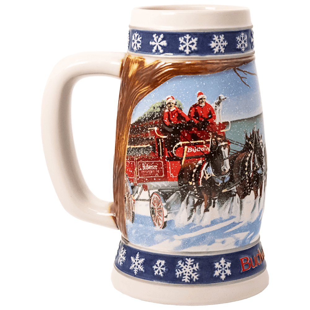 1995 Budweiser “Lighting the Way Home” Clydesdales Holiday Stein
Gold & Silver Pawn Shop