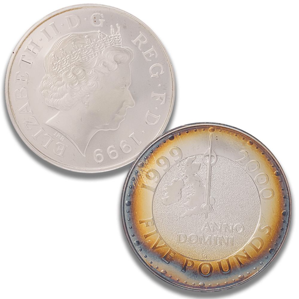 1999 Great Britain Millennium Anno Domini £5 Silver Coin
Gold & Silver Pawn Shop