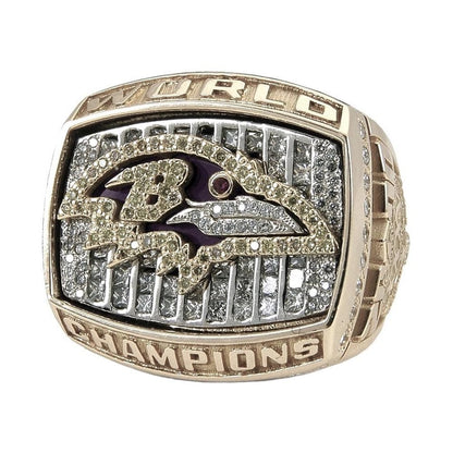 2000 Baltimore Ravens Super Bowl Ring Gold & Silver Pawn Shop