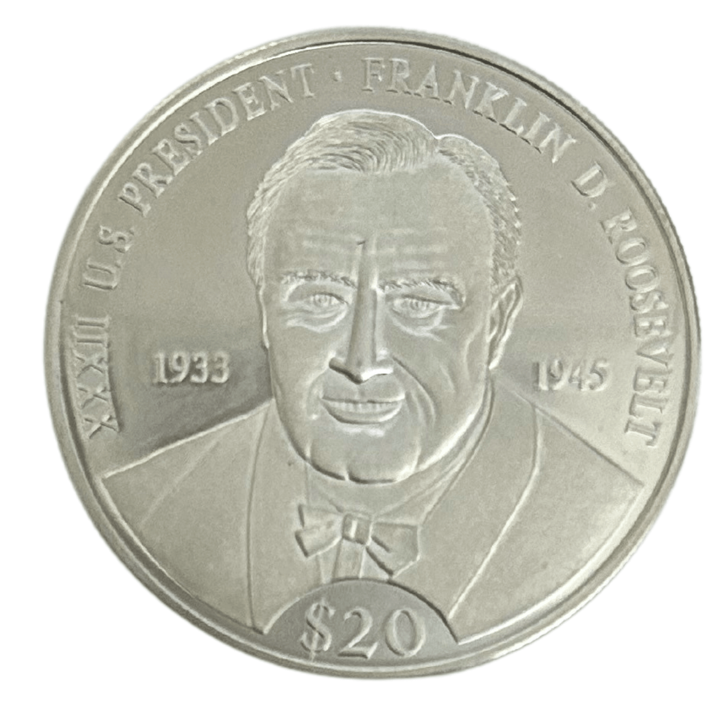 2000 XXXII U.S. President Franklin D. Roosevelt $20 Coin Thumbnail 