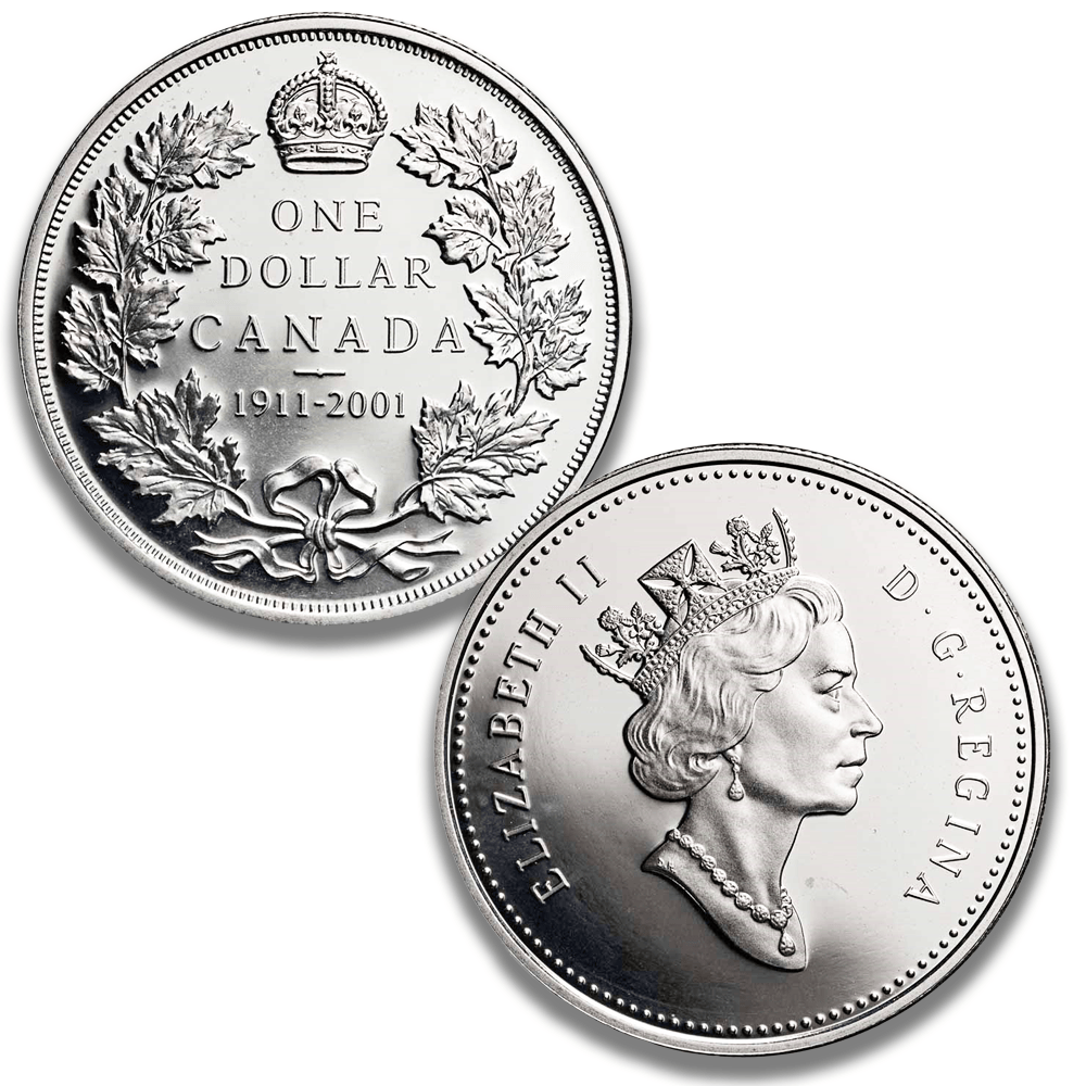 2001 Canada 1911 Silver Dollar 90th Anniversary $1 Sterling Silver Proof
Gold & Silver Pawn Shop