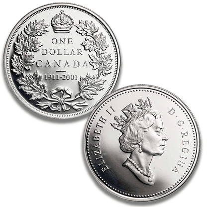 2001 Canada 1911 Silver Dollar 90th Anniversary $1 Sterling Silver Proof
Gold & Silver Pawn Shop