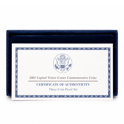 2001 U.S. Mint Capitol Visitor Center Commemorative 2-Coin Proof Set
Gold & Silver Pawn Shop