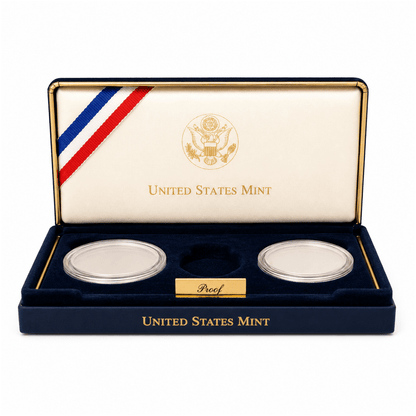 2001 U.S. Mint Capitol Visitor Center Commemorative 2-Coin Proof Set
Gold & Silver Pawn Shop