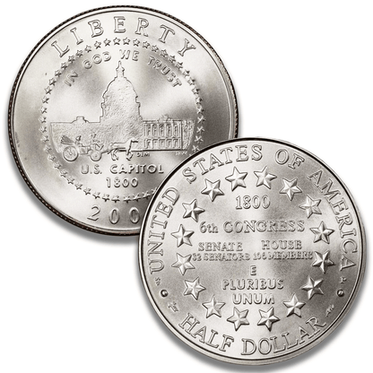 2001 U.S. Mint Capitol Visitor Center Commemorative 2-Coin Proof Set
Gold & Silver Pawn Shop
