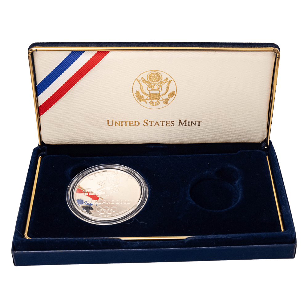 2002-P Salt Lake City Winter Olympics Proof Silver Dollar
Gold & Silver Pawn Shop