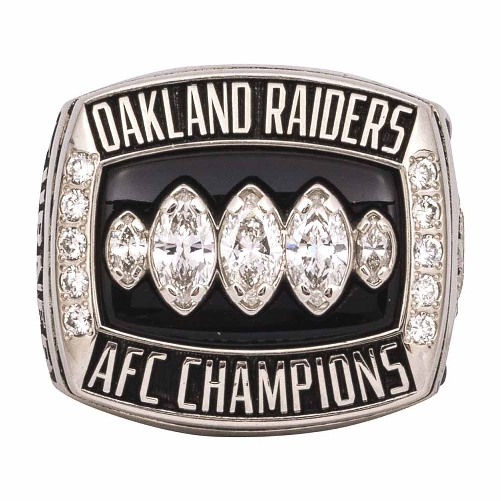 2002 Oakland Raiders AFC Championship Ring