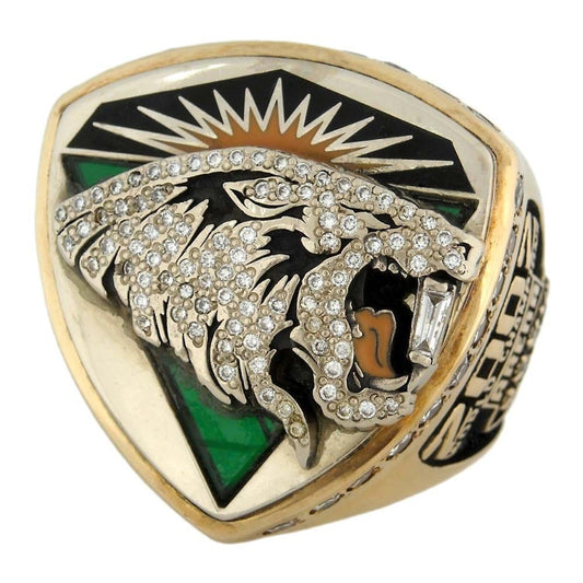 2002 San Jose SaberCats AFL Championship Ring Gold & Silver Pawn Shop
