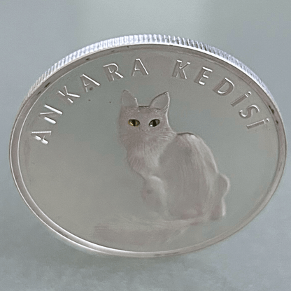 2005 Turkey Ankara Kedisi Cat Coin Angle