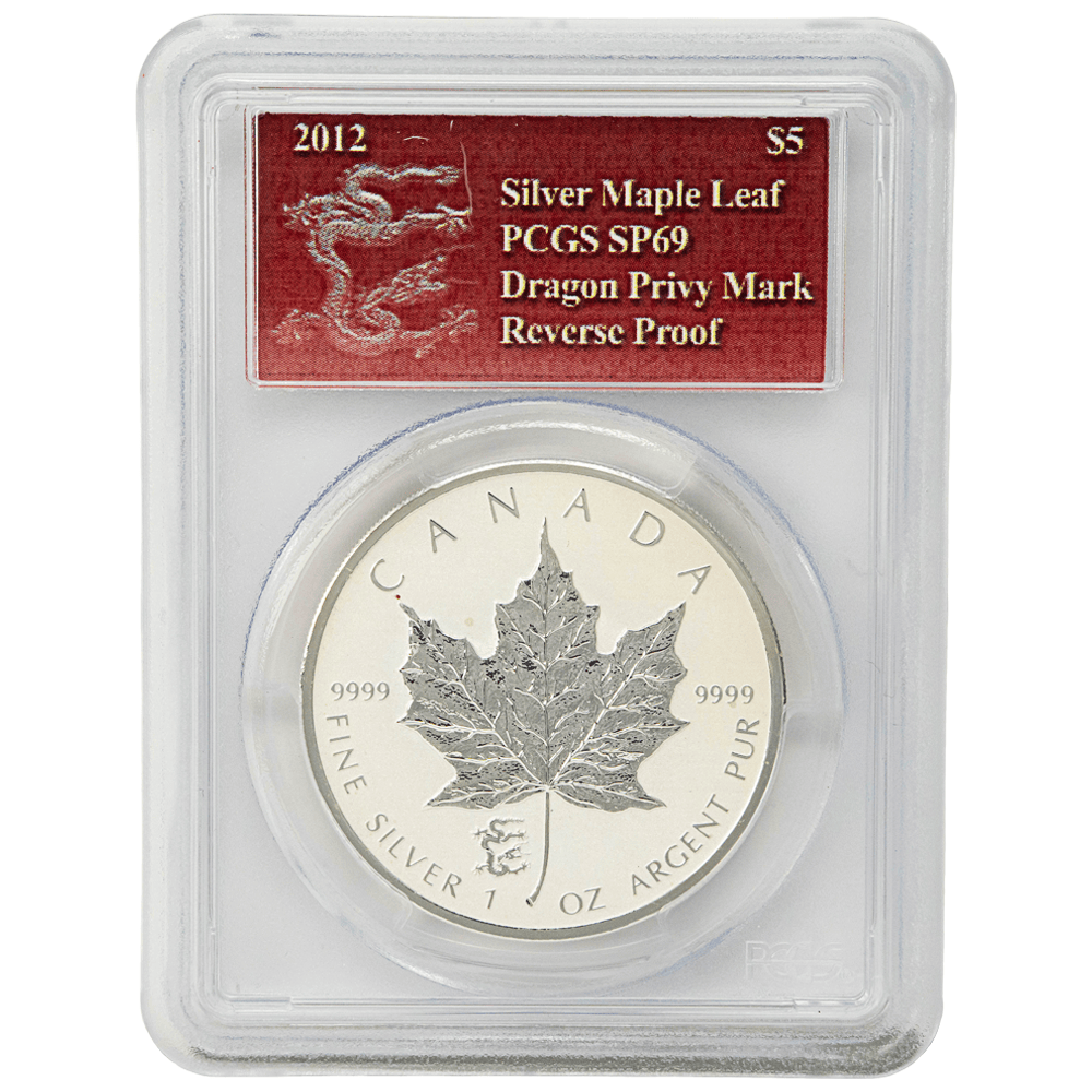 2012 Canada Silver Maple Leaf Dragon Privy Mark Reverse PCGS
Gold & Silver Pawn Shop