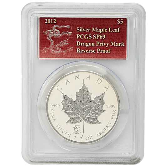 2012 Canada Silver Maple Leaf Dragon Privy Mark Reverse PCGS
Gold & Silver Pawn Shop