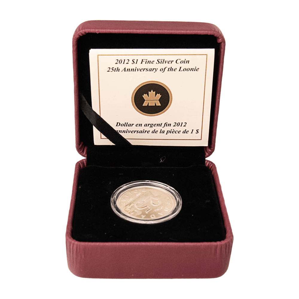 2012 Canada $1 25th Anniversary of the Loonie Fine Silver Coin
Gold & Silver Pawn Shop