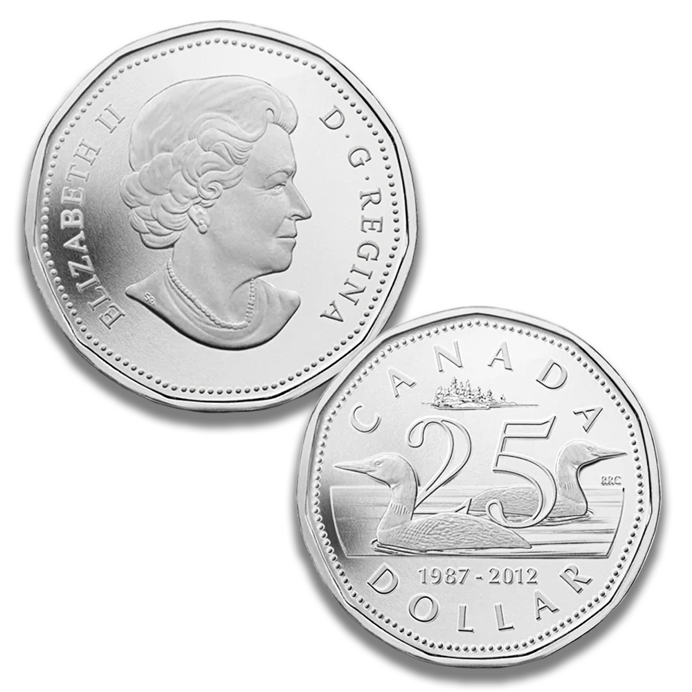 2012 Canada $1 25th Anniversary of the Loonie Fine Silver Coin
Gold & Silver Pawn Shop