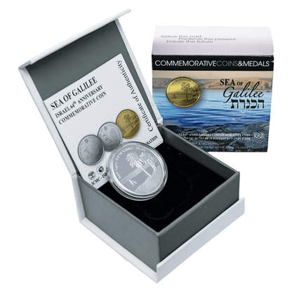 2012 Israel Sea of Galilee 1 New Sheqel .925 Silver 64th Anniversary Commemorative Coin
Gold & Silver Pawn Shop