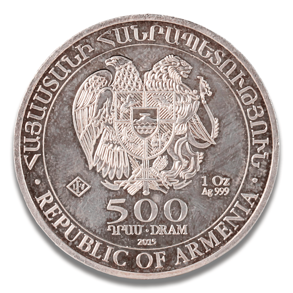 2015 Republic of Armenia Noah’s Ark 1 oz .999 Fine Silver 500 Dram Coin
Gold & Silver Pawn Shop