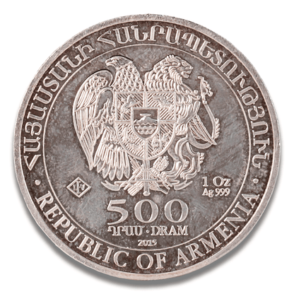 2015 Republic of Armenia Noah’s Ark 1 oz .999 Fine Silver 500 Dram Coin
Gold & Silver Pawn Shop
