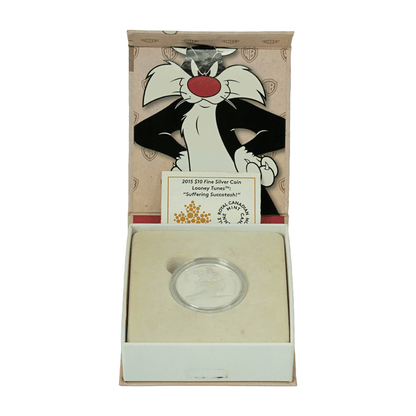 2015 Canada $10 Looney Tunes -Suffering Succotash! Gold & Silver Pawn Shop
