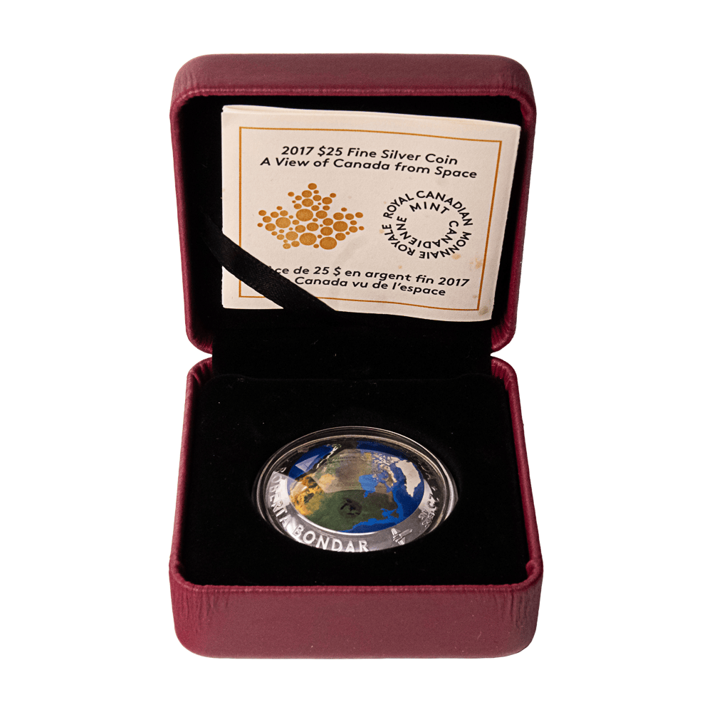 2017 Canada $25 Silver "A View of Canada from Space" Coin
Gold & Silver Pawn Shop