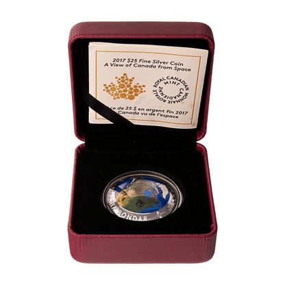 2017 Canada $25 Silver "A View of Canada from Space" Coin
Gold & Silver Pawn Shop