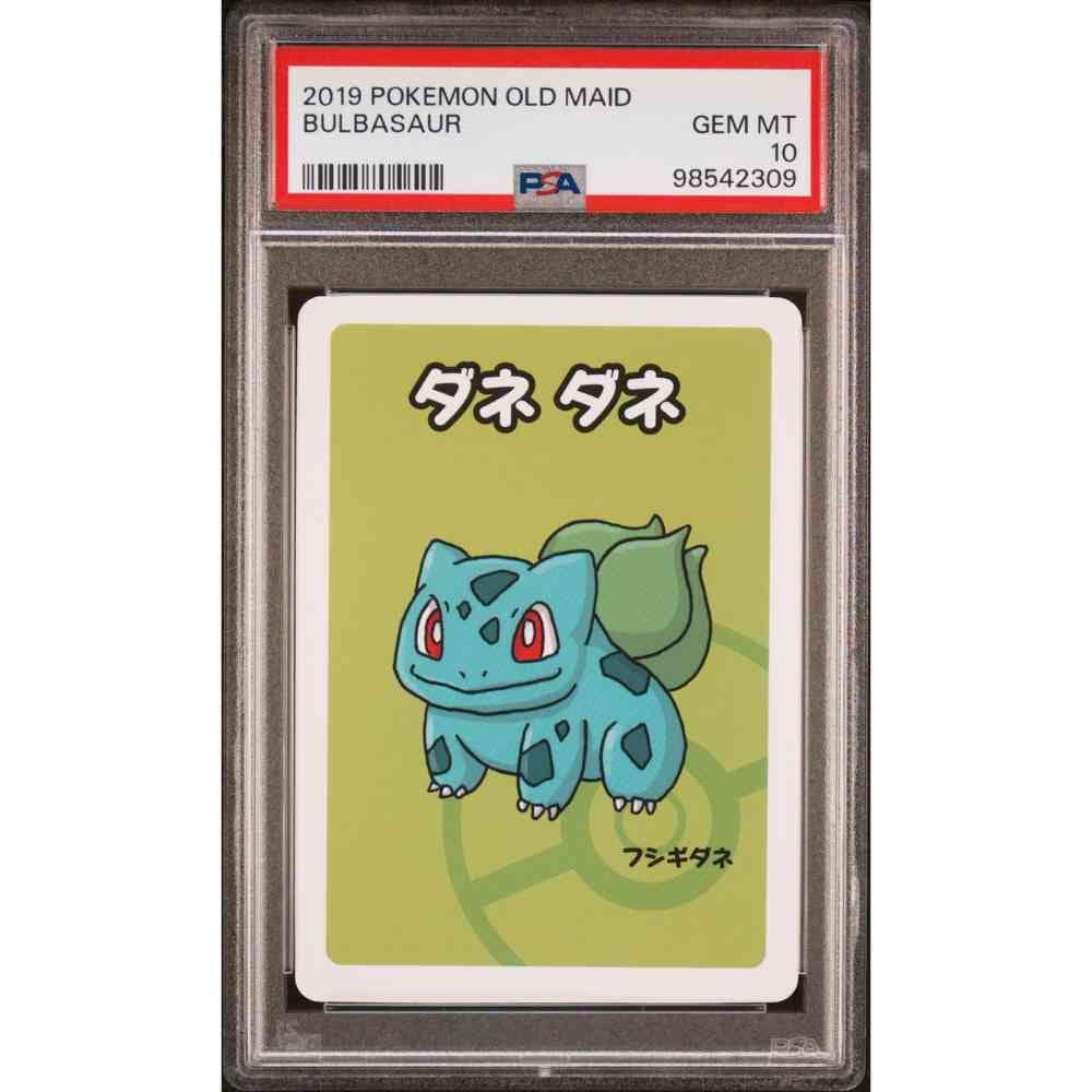 2019 Pokemon Old Maid PSA Gem Mint 10 Bulbasaur Thumbnail