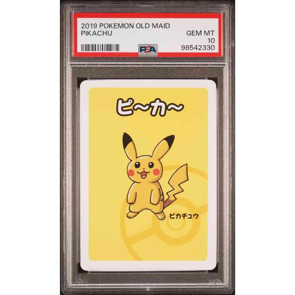 2019 Pokemon Old Maid PSA Gem Mint 10 Pikachu Thumbnail