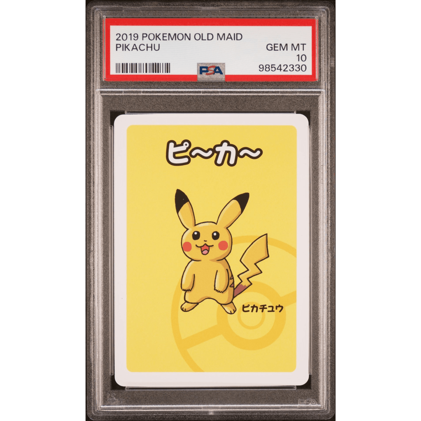 2019 Pokemon Old Maid PSA Gem Mint 10 Pikachu