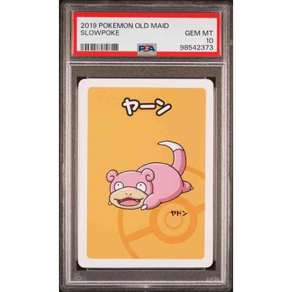 2019 Pokemon Old Maid PSA Gem Mint 10 Slowpoke Thumbnail