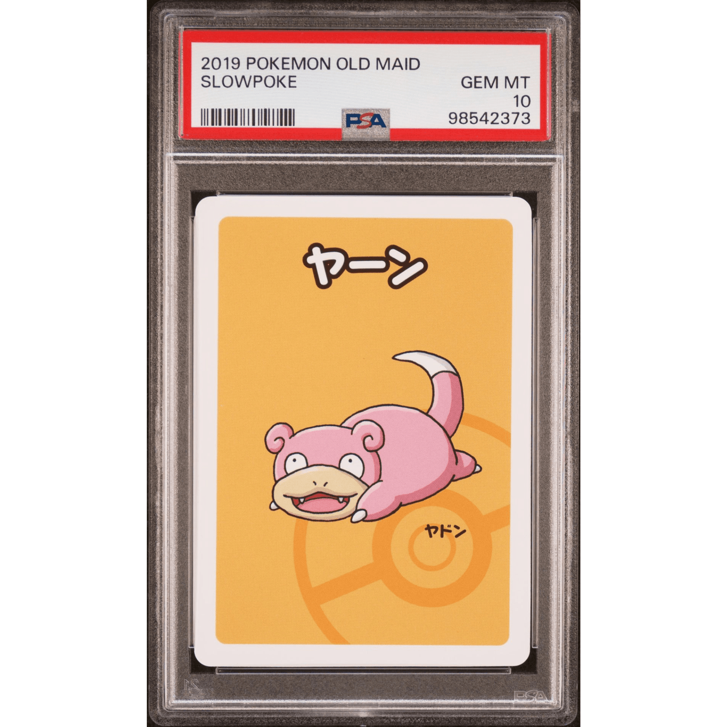 2019 Pokemon Old Maid PSA Gem Mint 10 Slowpoke