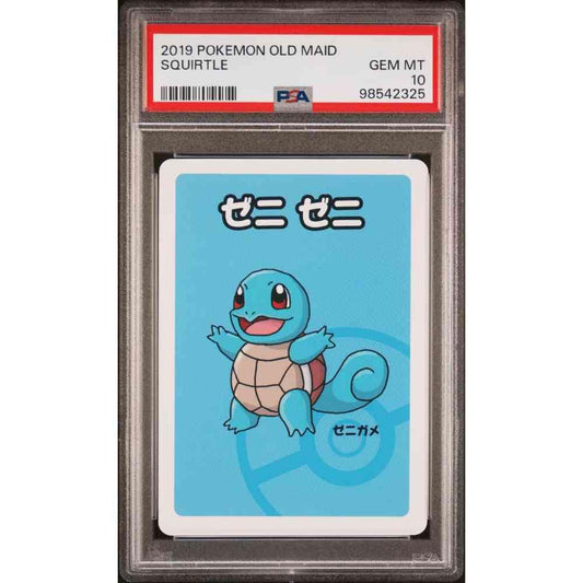 2019 Pokemon Old Maid PSA Gem Mint 10 Squirtle Thumbnail