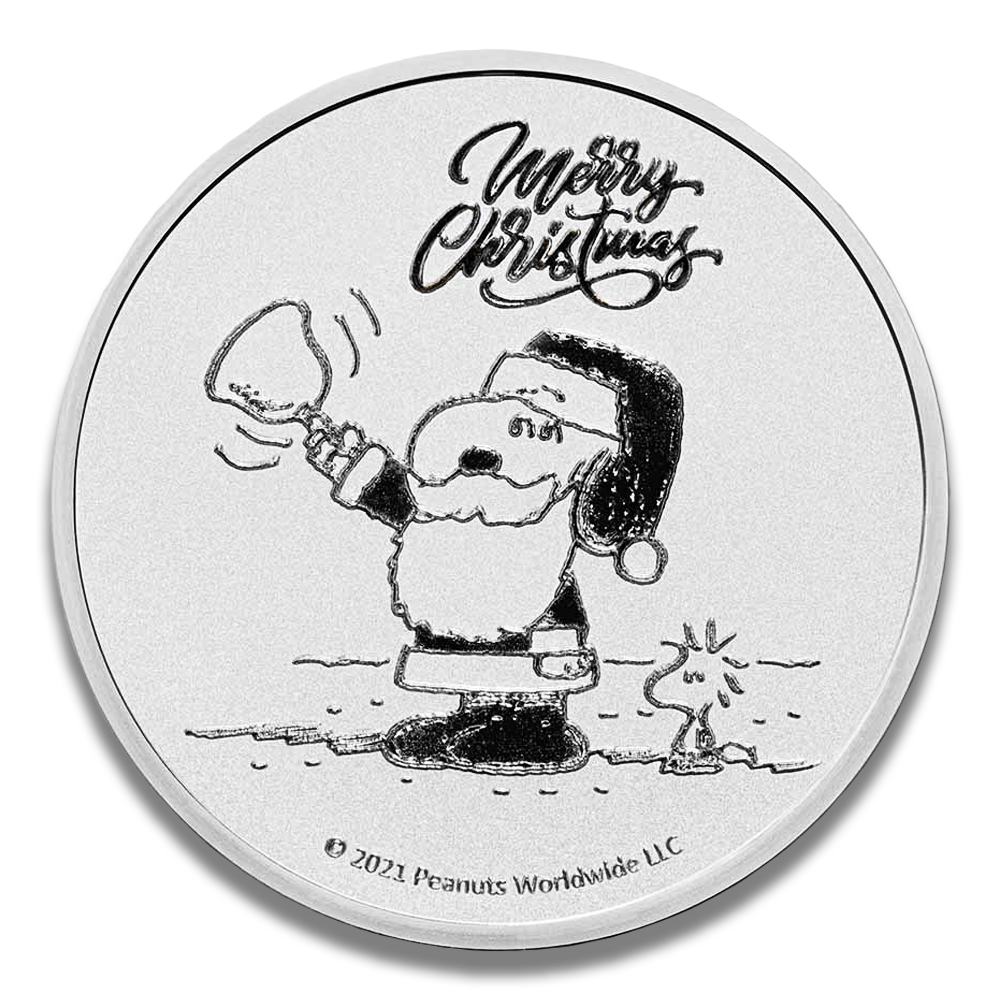 2021 Peanuts Snoopy “Merry Christmas” 1 oz .999 Fine Silver Round
Gold & Silver Pawn Shop