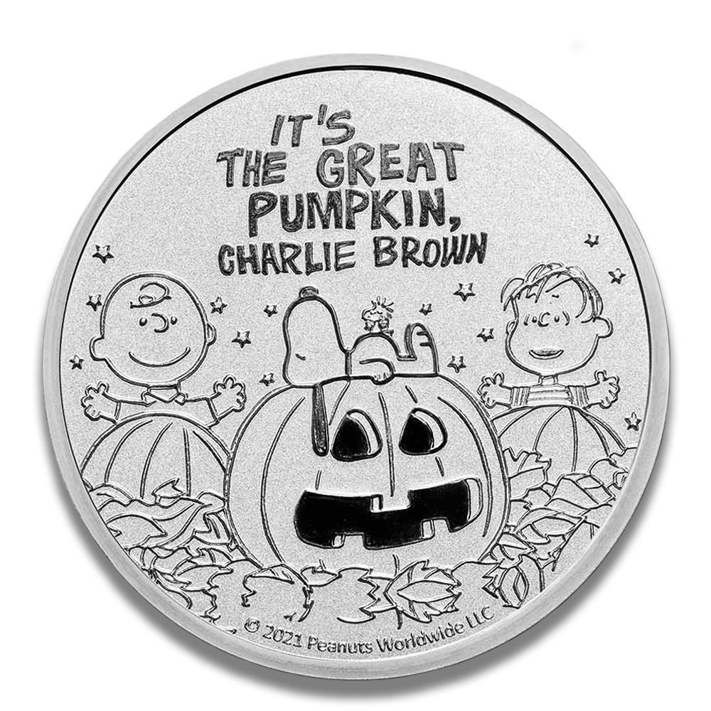 2021 Peanuts “It’s the Great Pumpkin, Charlie Brown” 1 oz .999 Fine Silver Round
Gold & Silver Pawn Shop
