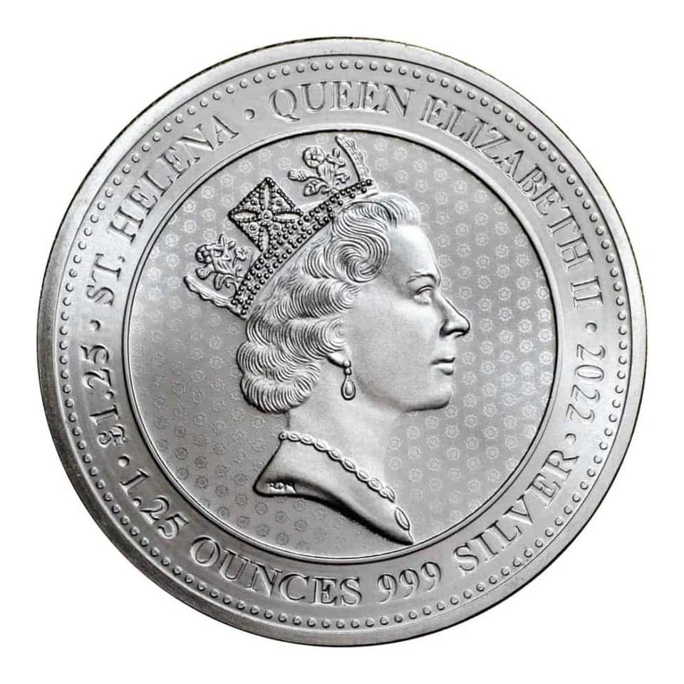 2022 St. Helena 1.25 Oz Silver Coin Gold & Silver Pawn Shop