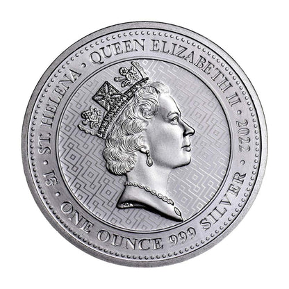 1 oz. Silver 2022 St. Helena Queen's Virtues Coin