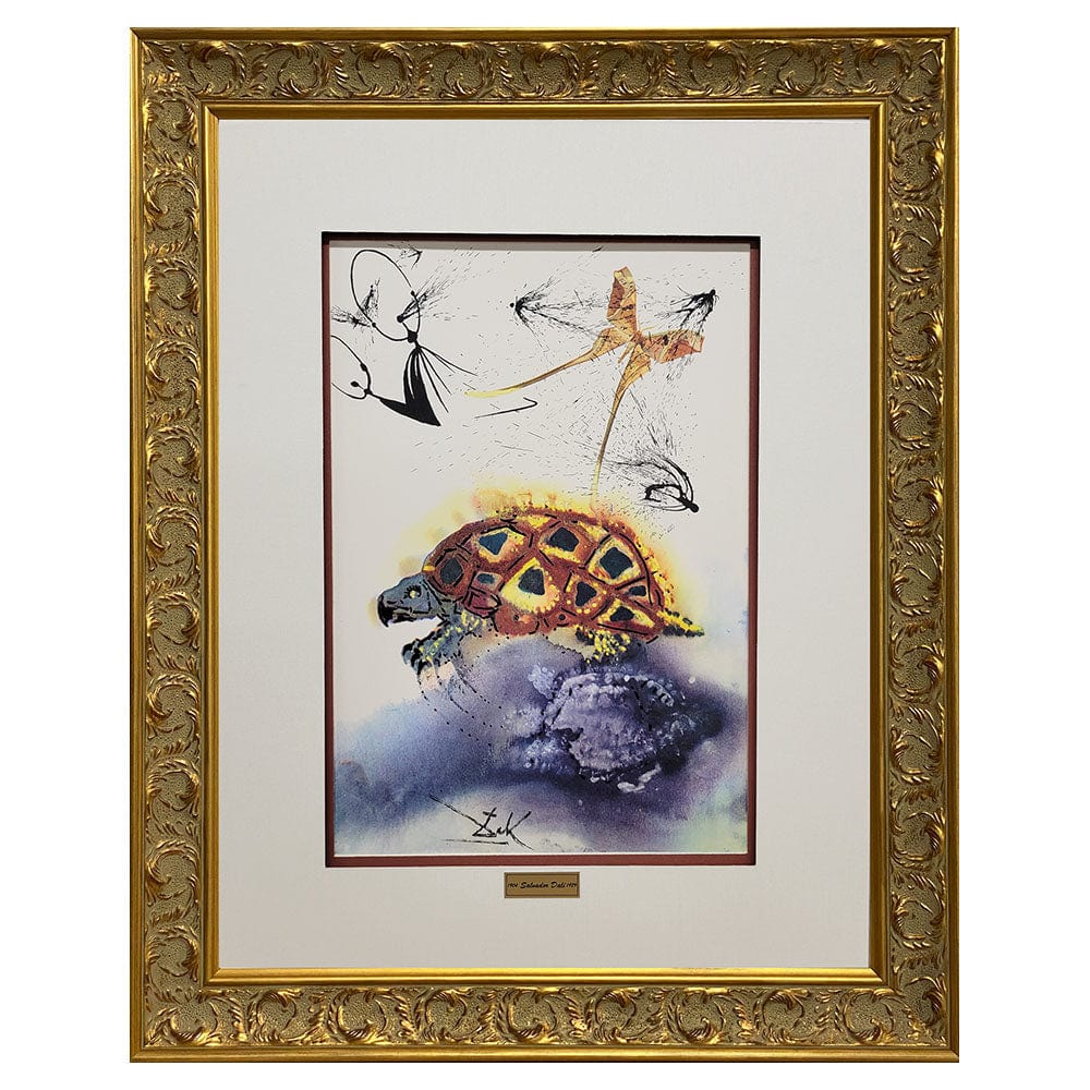Salvador Dali; The Mock Turtle's Story - Plate Signed