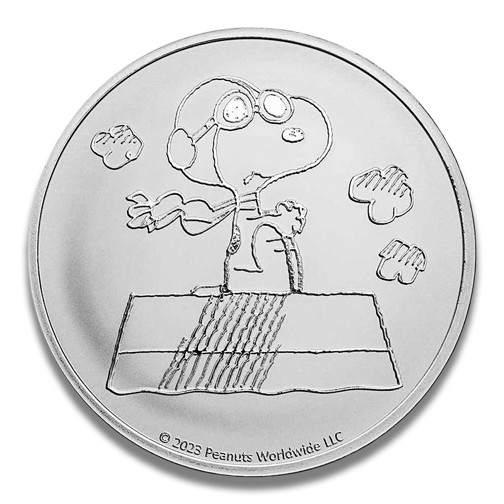2023 Peanuts Snoopy Aviator 1 oz .999 Fine Silver Round
Gold & Silver Pawn Shop