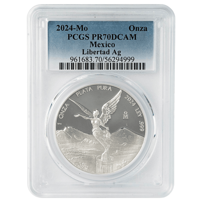 2024-Mo PR70DCAM Mexico Libertad Ag Onza
Gold & Silver Pawn Shop