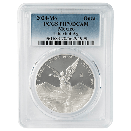 2024-Mo PR70DCAM Mexico Libertad Ag Onza
Gold & Silver Pawn Shop