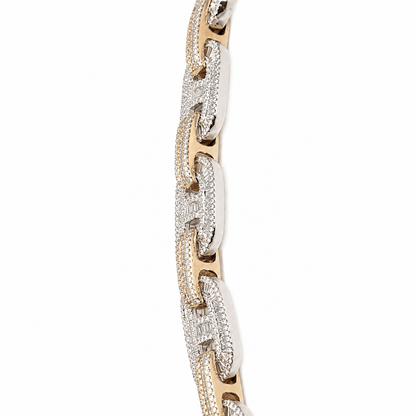21" 10K Two-Tone Gold Diamond Gucci Link Chain Necklace
Gold & Silver Pawn Shop