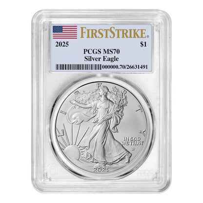 2025 US Silver Eagle PCGS MS70