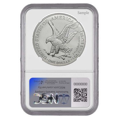 2025 Silver Eagle MS70 NGC Reverse