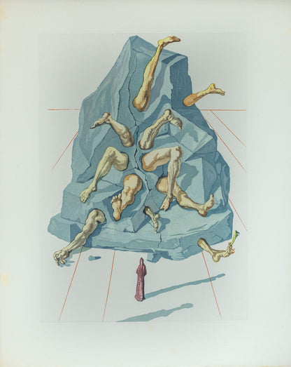 Salvador Dali - The Simoniac From the Divine Comedy zoom