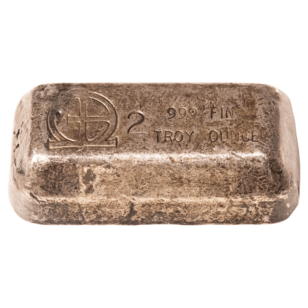 2 Troy Oz .999 Fine Silver Hand-Poured Bullion Bar
Gold & Silver Pawn Shop