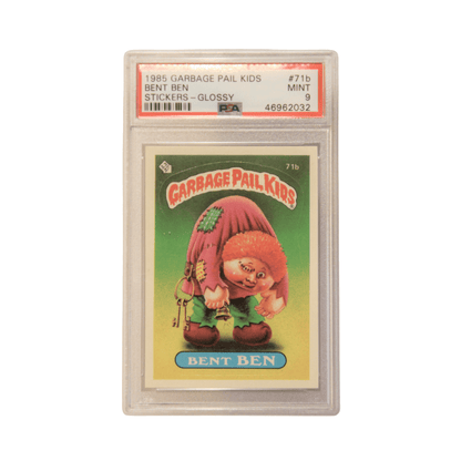 1985 Garbage Pail Kids PSA Mint 9 Bent Ben